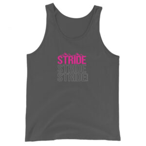 Stride pink light-Unisex Tank Top