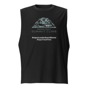 SUMMIIT Climb 2026 - Muscle Shirt Broad Peak LGHT-DRK-GRN (Customizable)