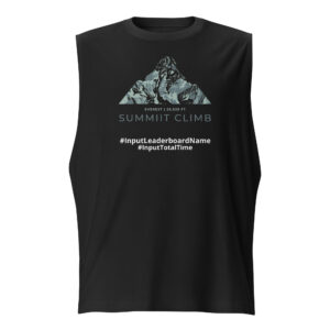 SUMMIIT Climb 2026 - Muscle Shirt Everest LGHT-DRK-GRN (Customizable)