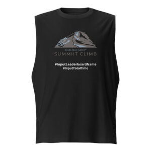 SUMMIIT Climb 2026 - Muscle Shirt Mauna Kea BLU-BRWN (Customizable)