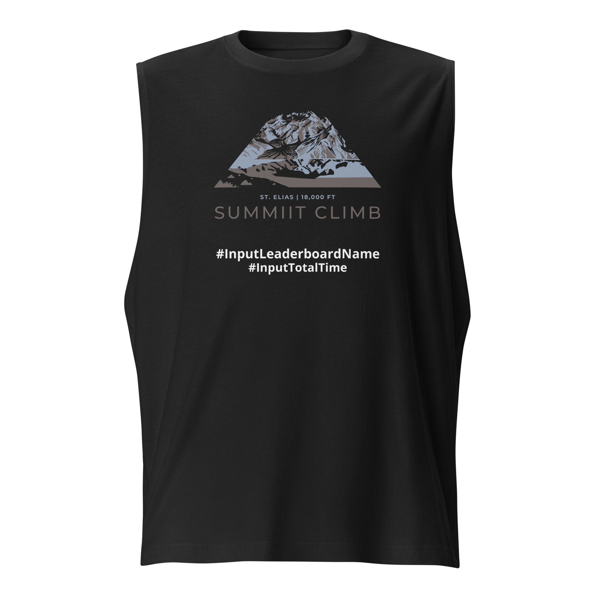 SUMMIIT Climb 2026 - Muscle Shirt St.Elias BLU-BRWN (Customizable)