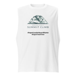 SUMMIIT Climb 2026 - Muscle Shirt Broad Peak LGHT-DRK-GRN (Customizable)