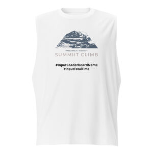 SUMMIIT Climb 2026 - Muscle Shirt Haleakala GRY-PNK (Customizable)