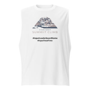 SUMMIIT Climb 2026 - Muscle Shirt St.Elias GRY-PNK (Customizable)