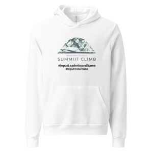 SUMMIIT Climb 2026 - Unisex Hoodie Broad Peak LGHT-DRK-GRN (Customizable)