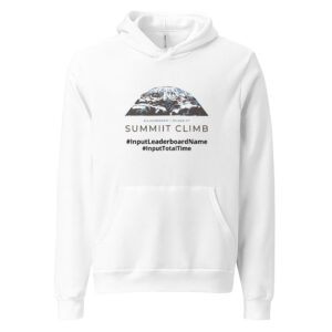 SUMMIIT Climb 2026 - Unisex Hoodie Kilimanjaro BLU-BRWN (Customizable)