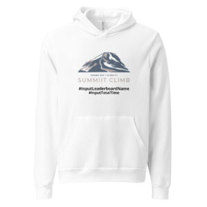 SUMMIIT Climb 2026 - Unisex Hoodie Mauna Kea GRY-PNK (Customizable)