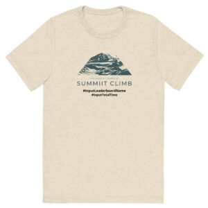 SUMMIIT Climb 2026 - Short Sleeve T-shirt Haleakala LGHT-DRK-GRN (Customizable)
