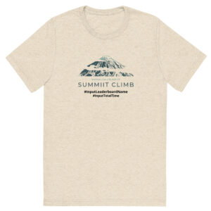 SUMMIIT Climb 2026 - Short Sleeve T-shirt Mauna Loa LGHT-DRK-GRN (Customizable)