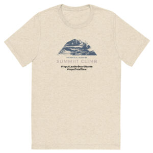 SUMMIIT Climb 2026 - Short Sleeve T-shirt Haleakala GRY-PNK (Customizable)