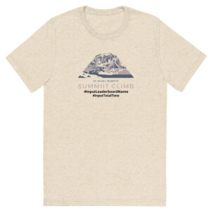 SUMMIIT Climb 2026 - Short Sleeve T-shirt St.Elias GRY-PNK (Customizable)