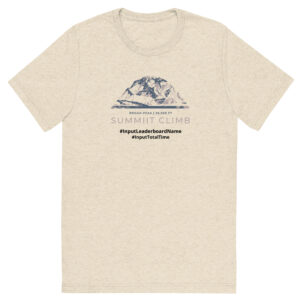 SUMMIIT Climb 2026 - Short Sleeve T-shirt  Broad Peak GRY-PNK (Customizable)