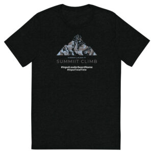 SUMMIIT Climb 2026 - Short Sleeve T-shirt  Everest BLU-BRWN (Customizable)