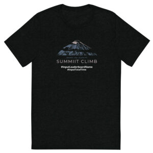 SUMMIIT Climb 2026 - Short Sleeve T-shirt Mauna Loa GRY-PNK (Customizable)