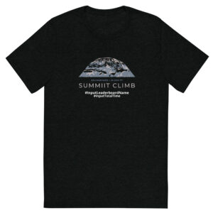 SUMMIIT Climb 2026 - Short Sleeve T-shirt  Kilimanjaro GRY-PNK (Customizable)