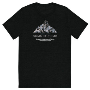 SUMMIIT Climb 2026 - Short Sleeve T-shirt  Everest GRY-PNK (Customizable)