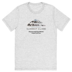 SUMMIIT Climb 2026 - Short Sleeve T-shirt  Mauna Loa BLU-BRWN (Customizable)