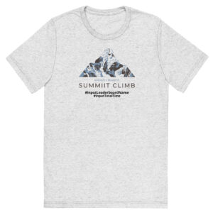SUMMIIT Climb 2026 - Short Sleeve T-shirt  Everest BLU-BRWN (Customizable)