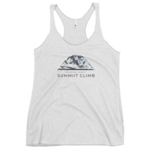 SUMMIIT Climb 2026 - Womens Racerback  Broad Peak BLU-BRWN