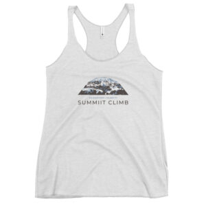 SUMMIIT Climb 2026 - Womens Racerback  Kilimanjaro BLU-BRWN