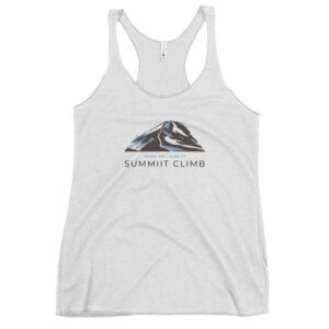 SUMMIIT Climb 2026 - Womens Racerback  Mauna Kea BLU-BRWN