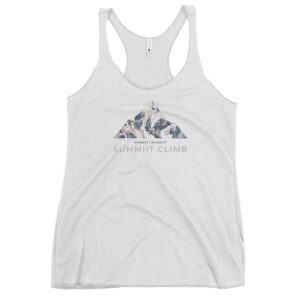 SUMMIIT Climb 2026 - Womens Racerback  Everest GRY-PNK