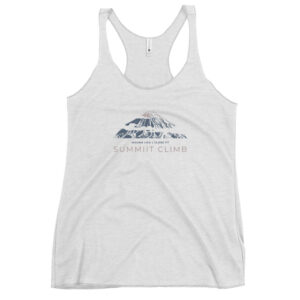 SUMMIIT Climb 2026 - Womens Racerback  Mauna Loa GRY-PNK