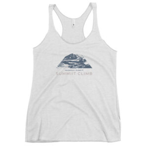SUMMIIT Climb 2026 - Womens Racerback  Haleakala GRY-PNK