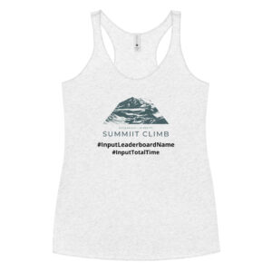 SUMMIIT Climb 2026 - Womens Racerback Haleakala LGHT-DRK-GRN (Customizable)