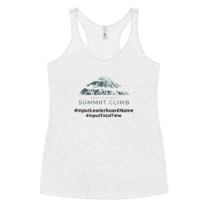 SUMMIIT Climb 2026 - Womens Racerback Mauna Loa LGHT-DRK-GRN (Customizable)
