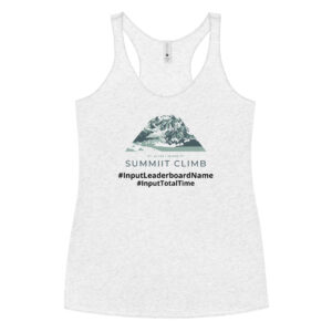 SUMMIIT Climb 2026 - Womens Racerback St.Elias LGHT-DRK-GRN (Customizable)