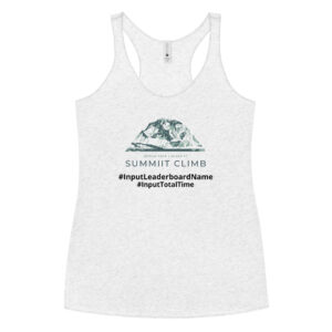 SUMMIIT Climb 2026 - Womens Racerback Broad Peak LGHT-DRK-GRN (Customizable)