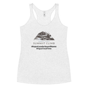 SUMMIIT Climb 2026 - Womens Racerback Haleakala BLU-BRWN (Customizable)