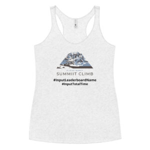 SUMMIIT Climb 2026 - Womens Racerback St.Elias BLU-BRWN (Customizable)