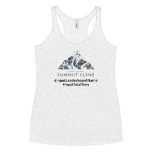 SUMMIIT Climb 2026 - Womens Racerback Everest BLU-BRWN (Customizable)