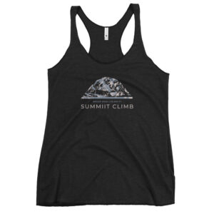 SUMMIIT Climb 2026 - Womens Racerback  Broad Peak GRY-PNK