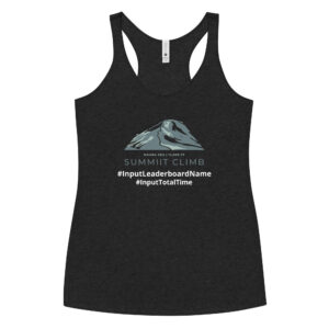 SUMMIIT Climb 2026 - Womens Racerback Mauna Kea LGHT-DRK-GRN (Customizable)