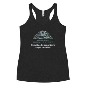 SUMMIIT Climb 2026 - Womens Racerback Broad Peak LGHT-DRK-GRN (Customizable)