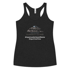 SUMMIIT Climb 2026 - Womens Racerback Mauna Loa BLU-BRWN (Customizable)