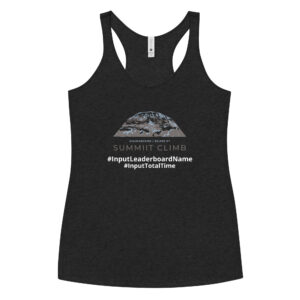 SUMMIIT Climb 2026 - Womens Racerback Kilimanjaro BLU-BRWN (Customizable)