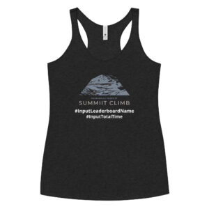 SUMMIIT Climb 2026 - Womens Racerback Haleakala GRY-PNK (Customizable)