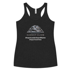SUMMIIT Climb 2026 - Womens Racerback Broad Peak GRY-PNK (Customizable)
