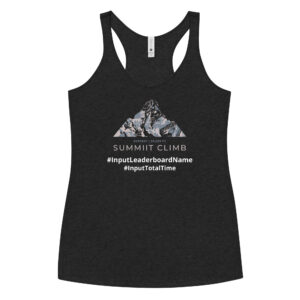 SUMMIIT Climb 2026 - Womens Racerback Everest GRY-PNK (Customizable)